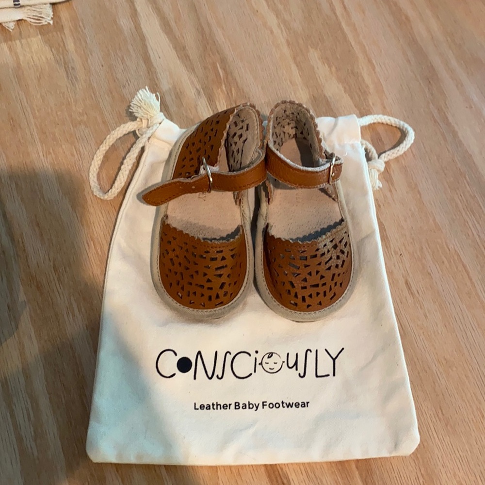 Consciously Baby Leather shoes